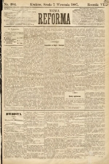 Nowa Reforma. 1887, nr 204