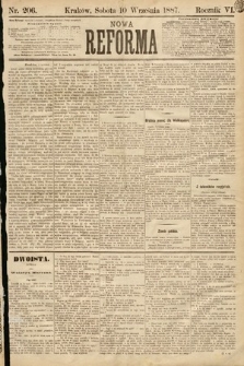 Nowa Reforma. 1887, nr 206