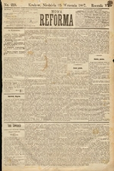 Nowa Reforma. 1887, nr 219