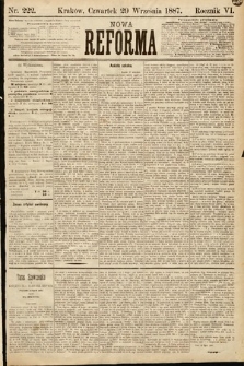 Nowa Reforma. 1887, nr 222