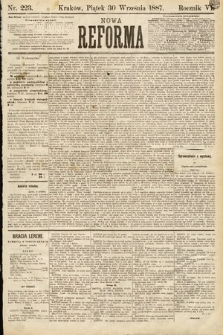 Nowa Reforma. 1887, nr 223