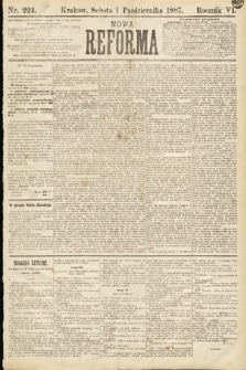 Nowa Reforma. 1887, nr 224