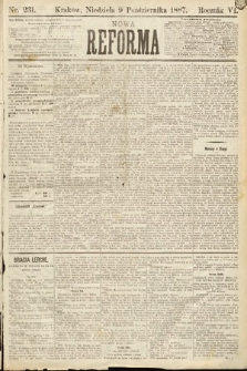 Nowa Reforma. 1887, nr 231