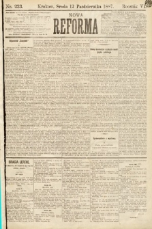 Nowa Reforma. 1887, nr 233