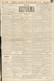 Nowa Reforma. 1887, nr 240