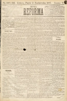Nowa Reforma. 1887, nr 240-241