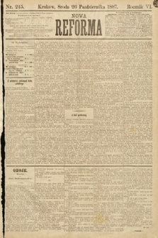 Nowa Reforma. 1887, nr 245