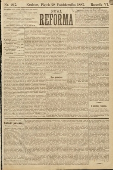 Nowa Reforma. 1887, nr 247