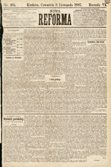 Nowa Reforma. 1887, nr 251