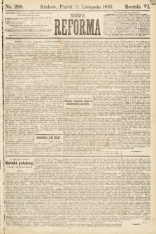 Nowa Reforma. 1887, nr 258
