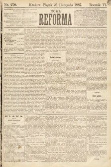 Nowa Reforma. 1887, nr 270