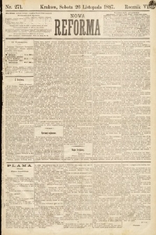 Nowa Reforma. 1887, nr 271