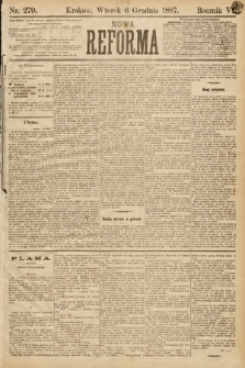 Nowa Reforma. 1887, nr 279
