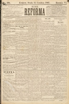 Nowa Reforma. 1887, nr 291