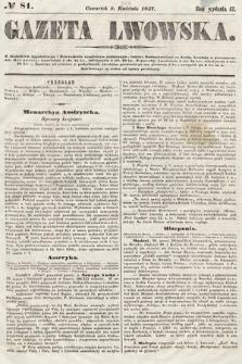 Gazeta Lwowska. 1857, nr 81