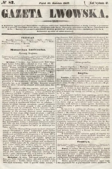 Gazeta Lwowska. 1857, nr 82