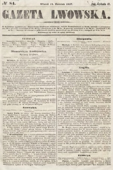 Gazeta Lwowska. 1857, nr 84