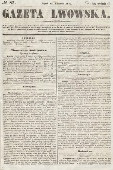 Gazeta Lwowska. 1857, nr 87