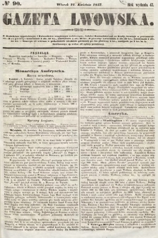 Gazeta Lwowska. 1857, nr 90