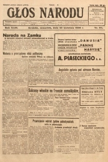 Głos Narodu. 1936, nr 111