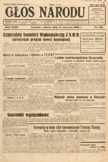 Głos Narodu. 1936, nr 161