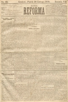 Nowa Reforma. 1888, nr 33