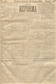 Nowa Reforma. 1888, nr 44
