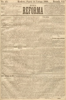 Nowa Reforma. 1888, nr 45