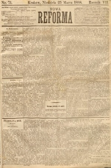 Nowa Reforma. 1888, nr 71