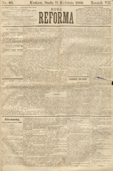 Nowa Reforma. 1888, nr 83