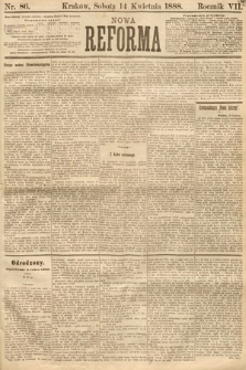 Nowa Reforma. 1888, nr 86