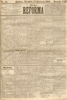 Nowa Reforma. 1888, nr 87