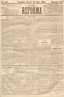 Nowa Reforma. 1888, nr 114