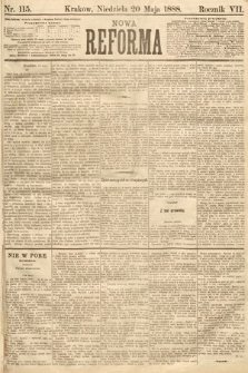 Nowa Reforma. 1888, nr 115