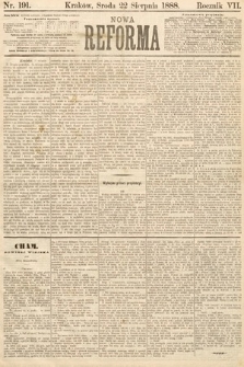 Nowa Reforma. 1888, nr 191