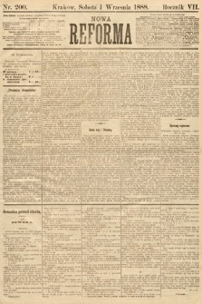 Nowa Reforma. 1888, nr 200