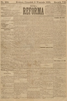 Nowa Reforma. 1888, nr 204