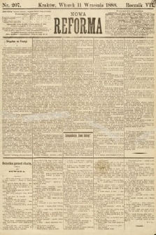 Nowa Reforma. 1888, nr 207