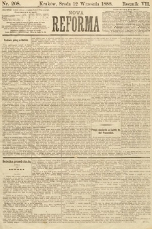 Nowa Reforma. 1888, nr 208
