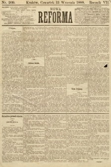 Nowa Reforma. 1888, nr 209