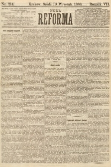 Nowa Reforma. 1888, nr 214