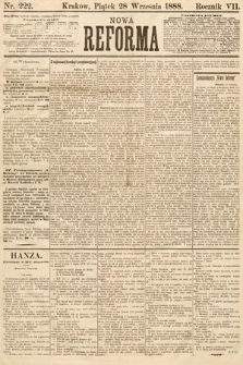 Nowa Reforma. 1888, nr 222