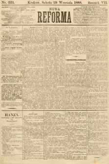 Nowa Reforma. 1888, nr 223