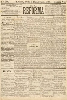 Nowa Reforma. 1888, nr 226