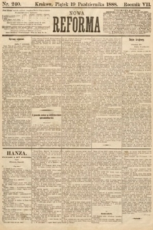 Nowa Reforma. 1888, nr 240