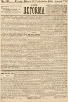 Nowa Reforma. 1888, nr 243