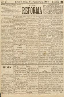 Nowa Reforma. 1888, nr 244