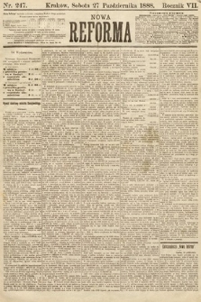Nowa Reforma. 1888, nr 247
