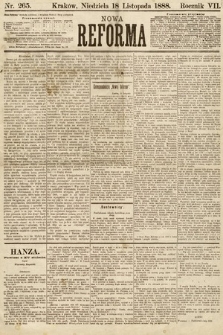 Nowa Reforma. 1888, nr 265