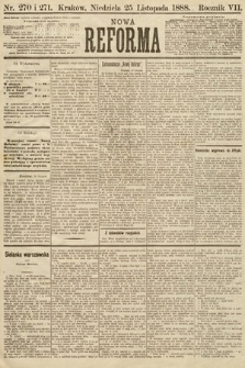 Nowa Reforma. 1888, nr 270 i 271
